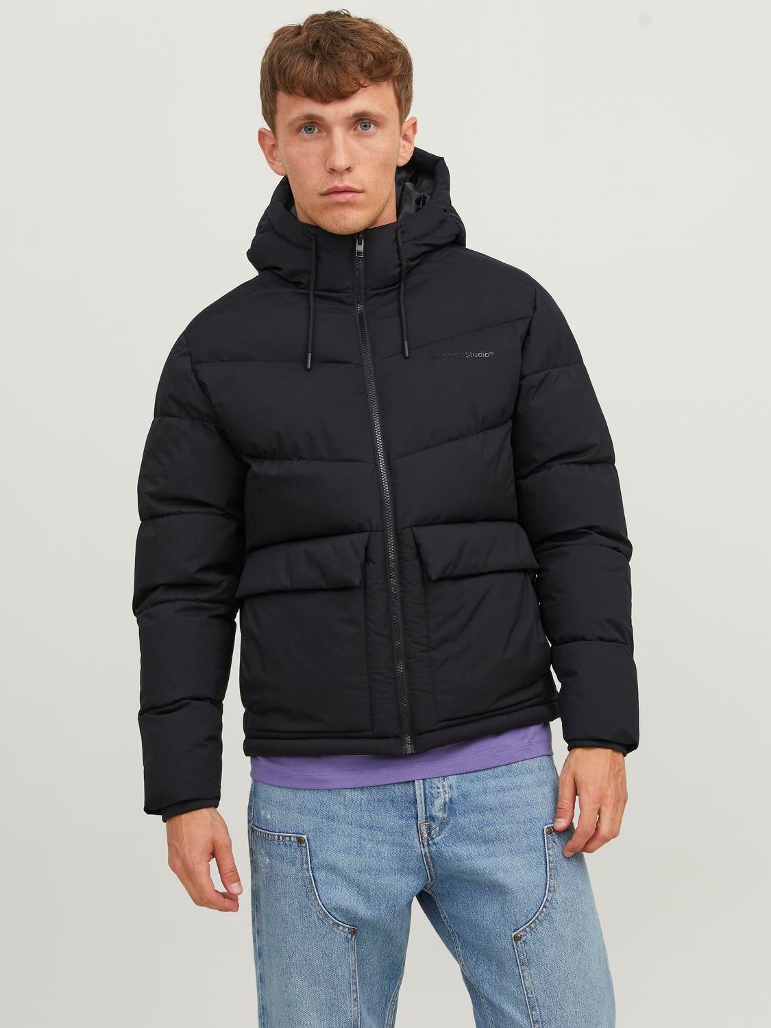 Jack & Jones®  FINAL SALE - Copenhagen long hooded puffer jacket