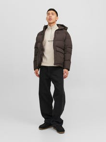 Jack & Jones Dynejakke -Chocolate Brown - 12238849