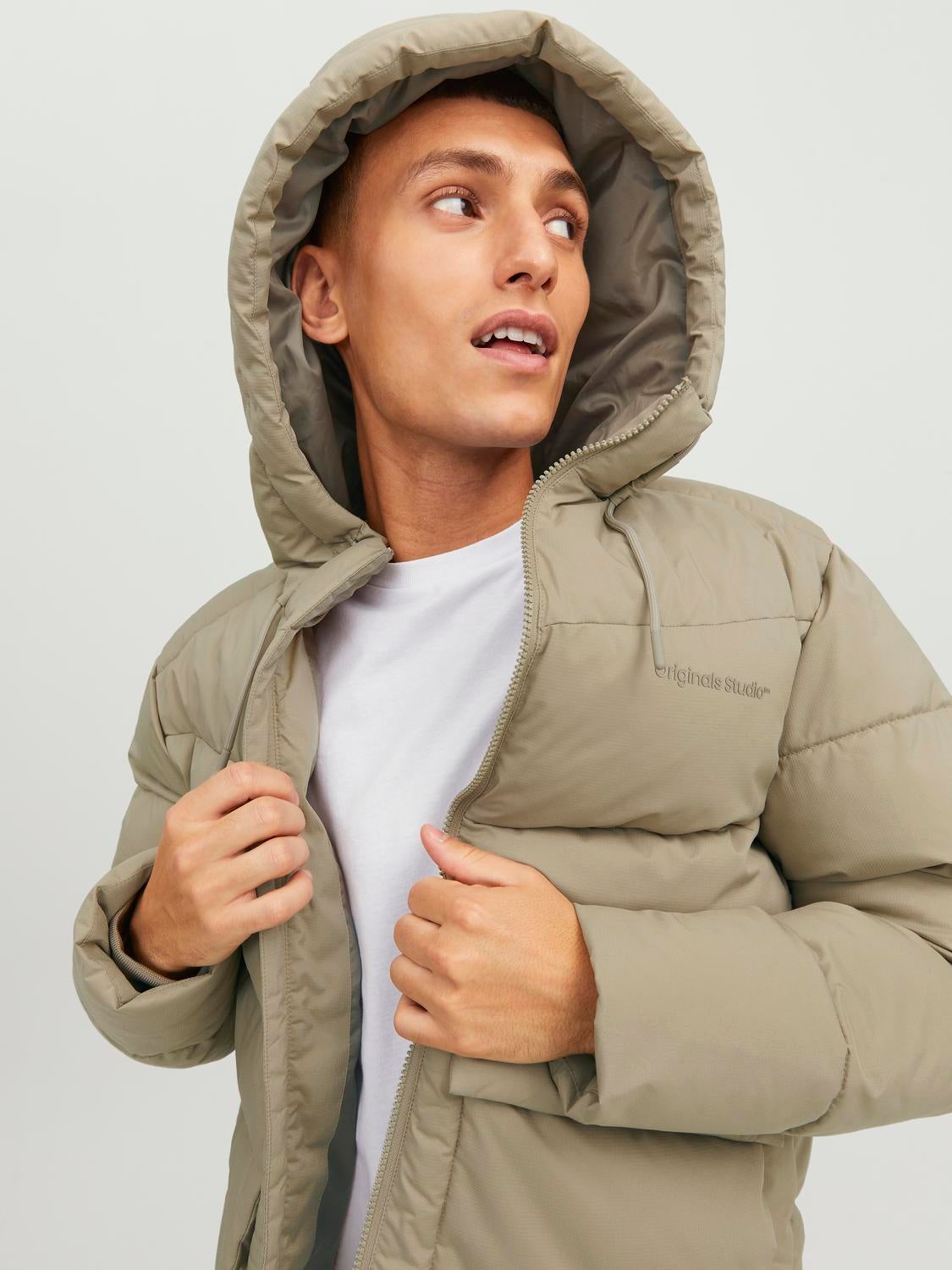 Puffer jacket Beige Jack Jones