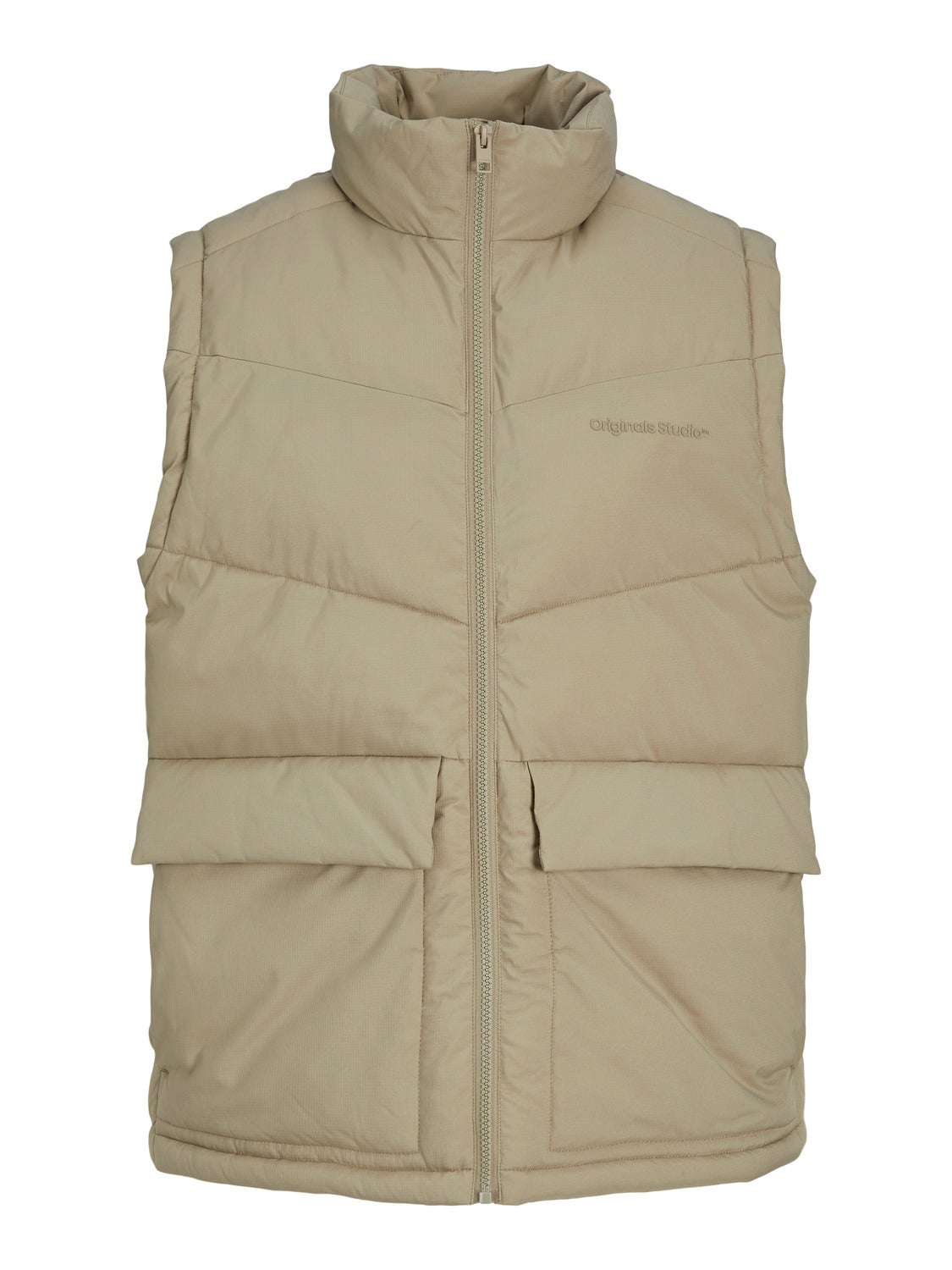 Buy Jack & Jones Junior Boys Silver Toned Sleeveless Puffer Jacket - Jackets  for Boys 20140336 | Myntra