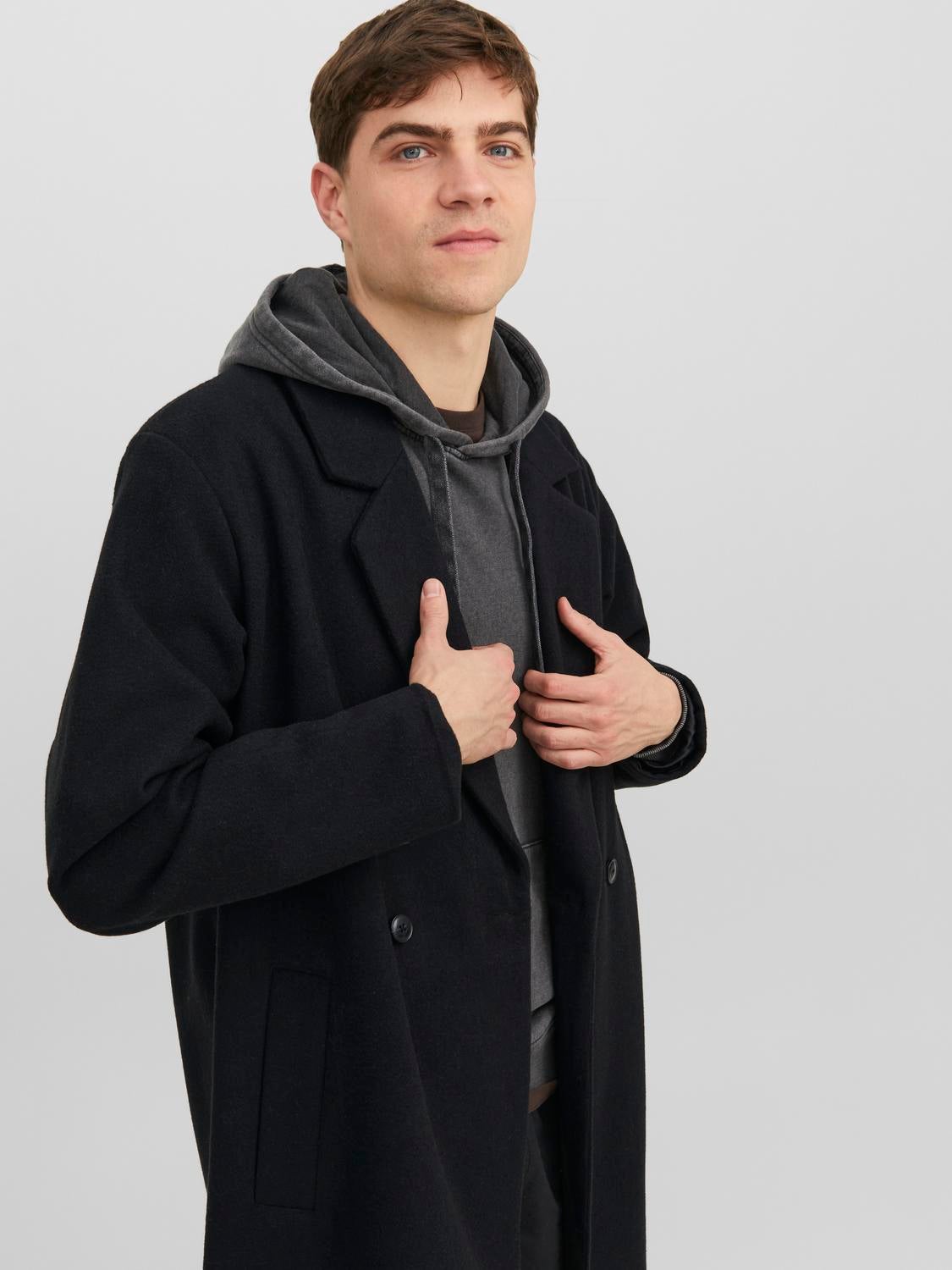 Jack jones outlet black coat