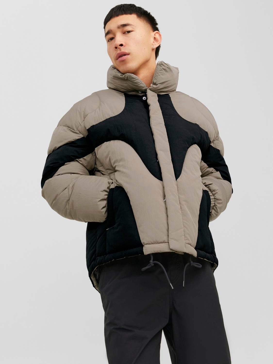 Jack & Jones Pufferjacke -Silver Mink - 12238898