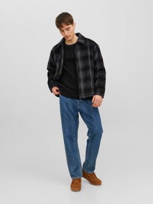 Jack & Jones Regular Fit Permatomi marškiniai -Black - 12238915