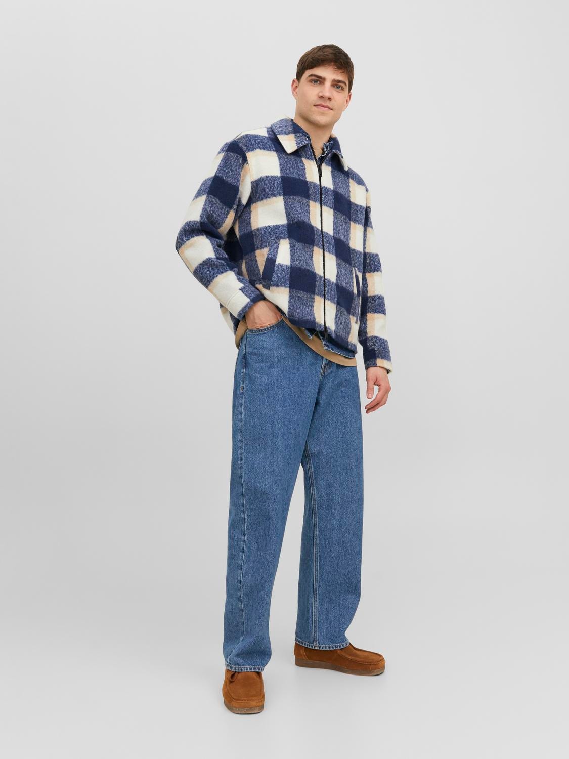 Jack & Jones Regular Fit Permatomi marškiniai -Navy Blazer - 12238915