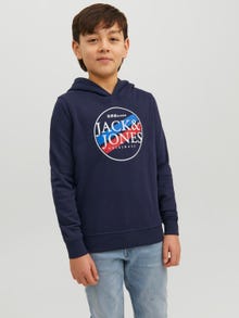 Jack & Jones 2-pack Logo Hoodie For boys -Navy Blazer - 12238981