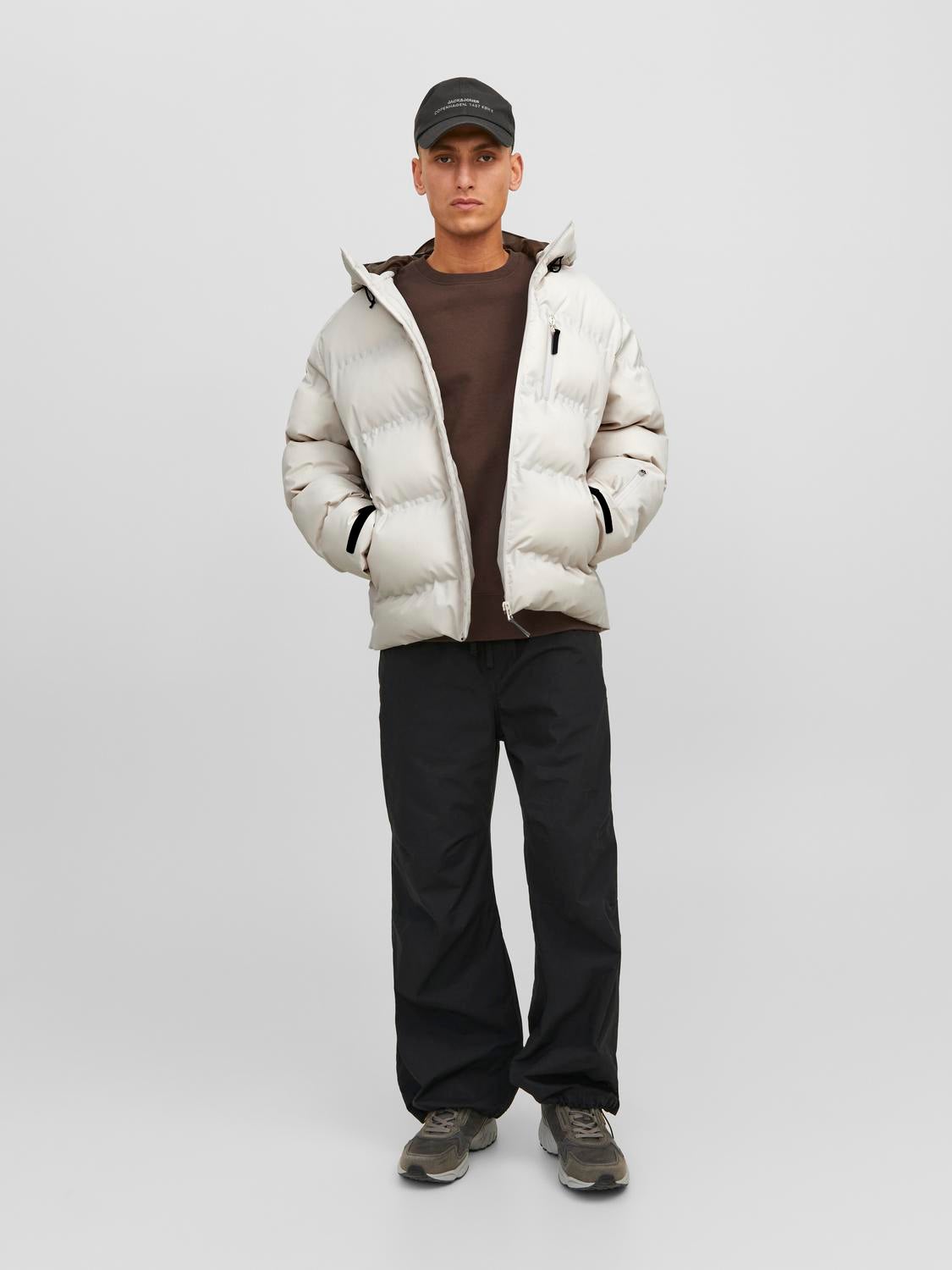 Jack & jones hot sale bend light puffer jacket