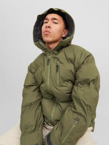 Jack & Jones Péřová bunda -Olive Night - 12238998