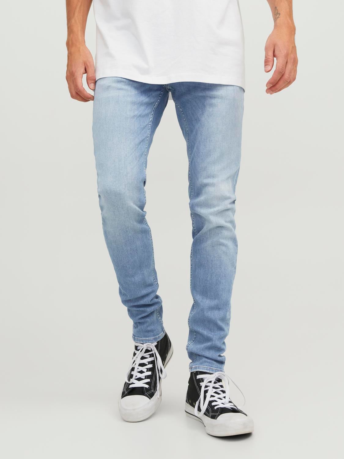 PacSun Medium Biker Ripped Stacked Skinny Jeans | PacSun