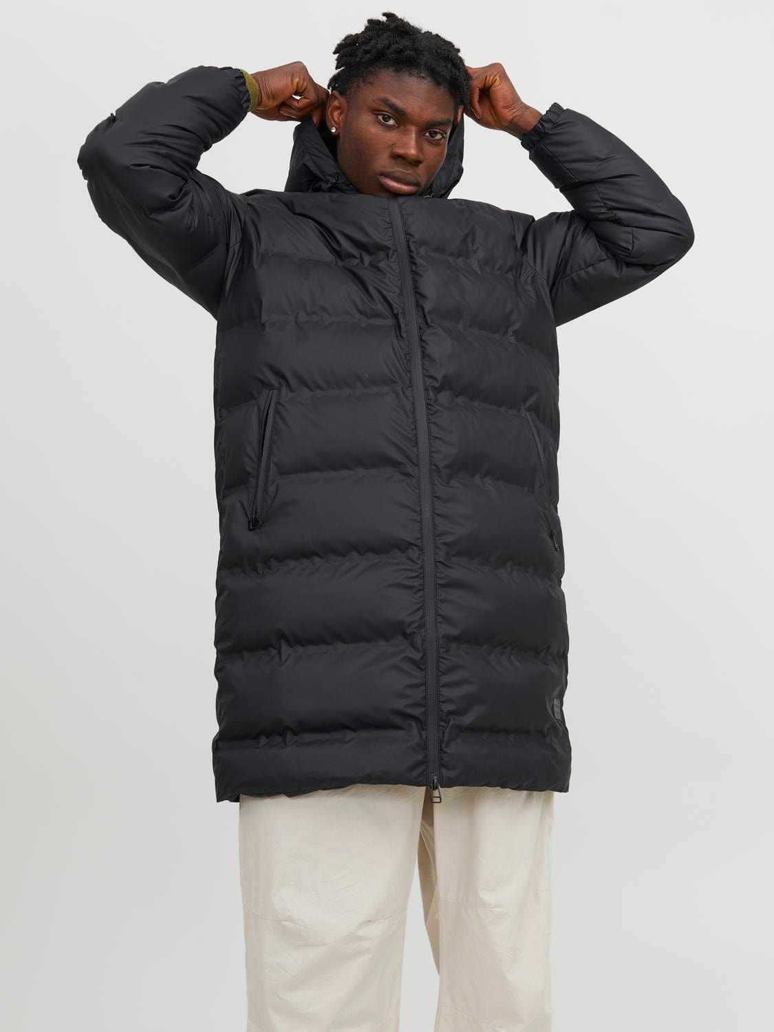 Jack & Jones Puffer coat -Black - 12239014