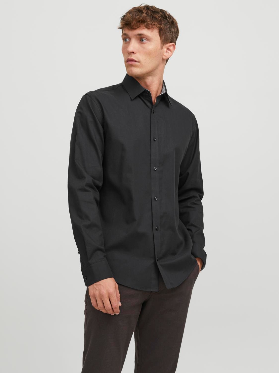 Jack & Jones Mugav lõige Särgid -Black - 12239027