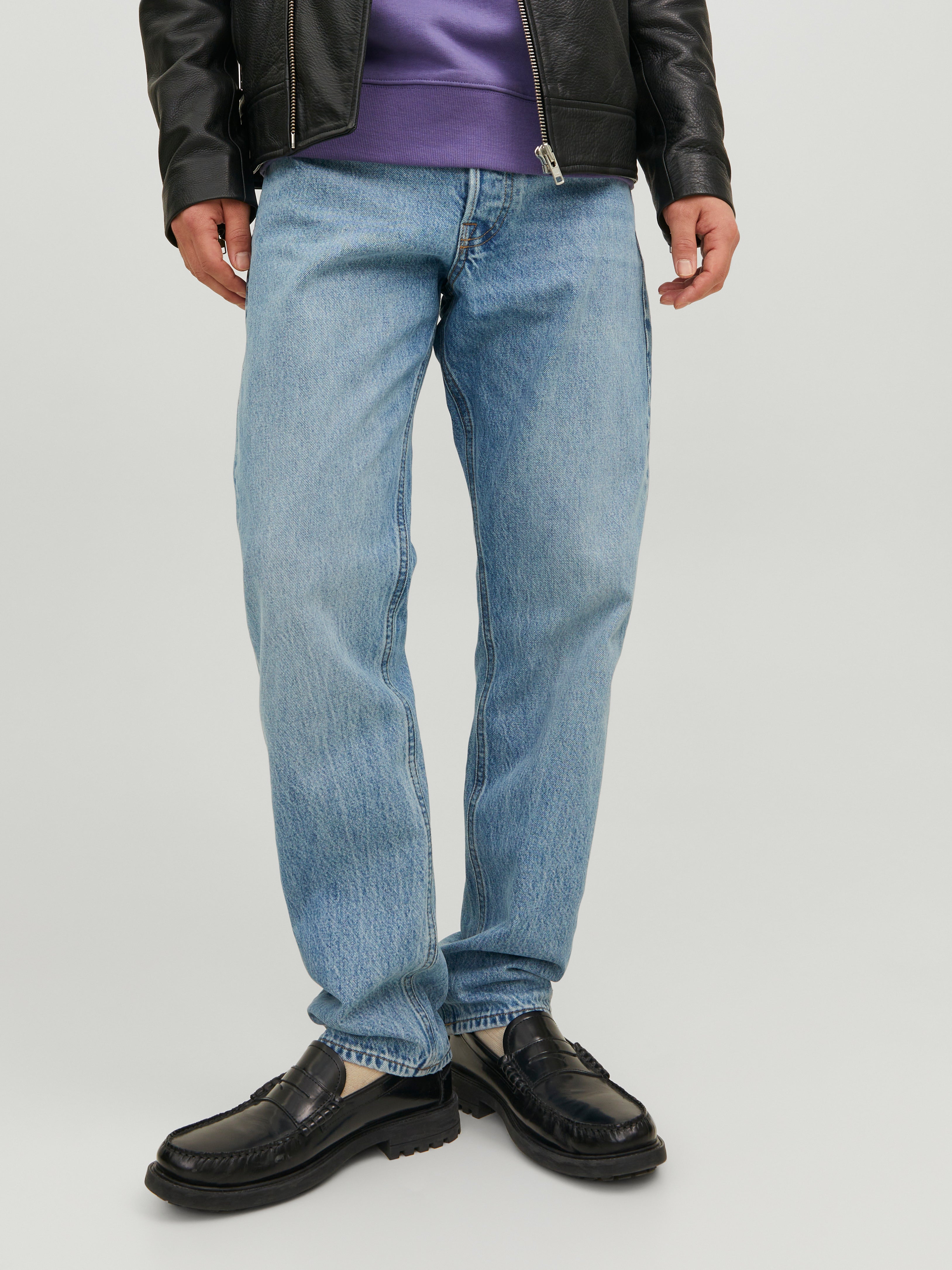 Jack & Jones JJICHRIS JJORIGINAL ME 164 Relaxed Fit Jeans - 12239049