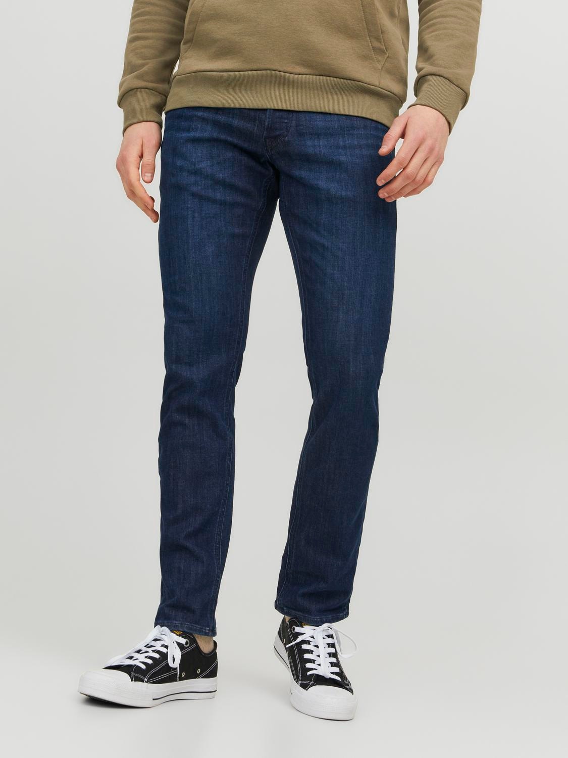 Jack & Jones JJITIM JJORIGINAL AM 623 Slim Fit jeans mit geradem Bein -Blue Denim - 12239067