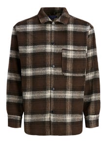 Jack & Jones Relaxed Fit Overshirt -Chocolate Brown - 12239303