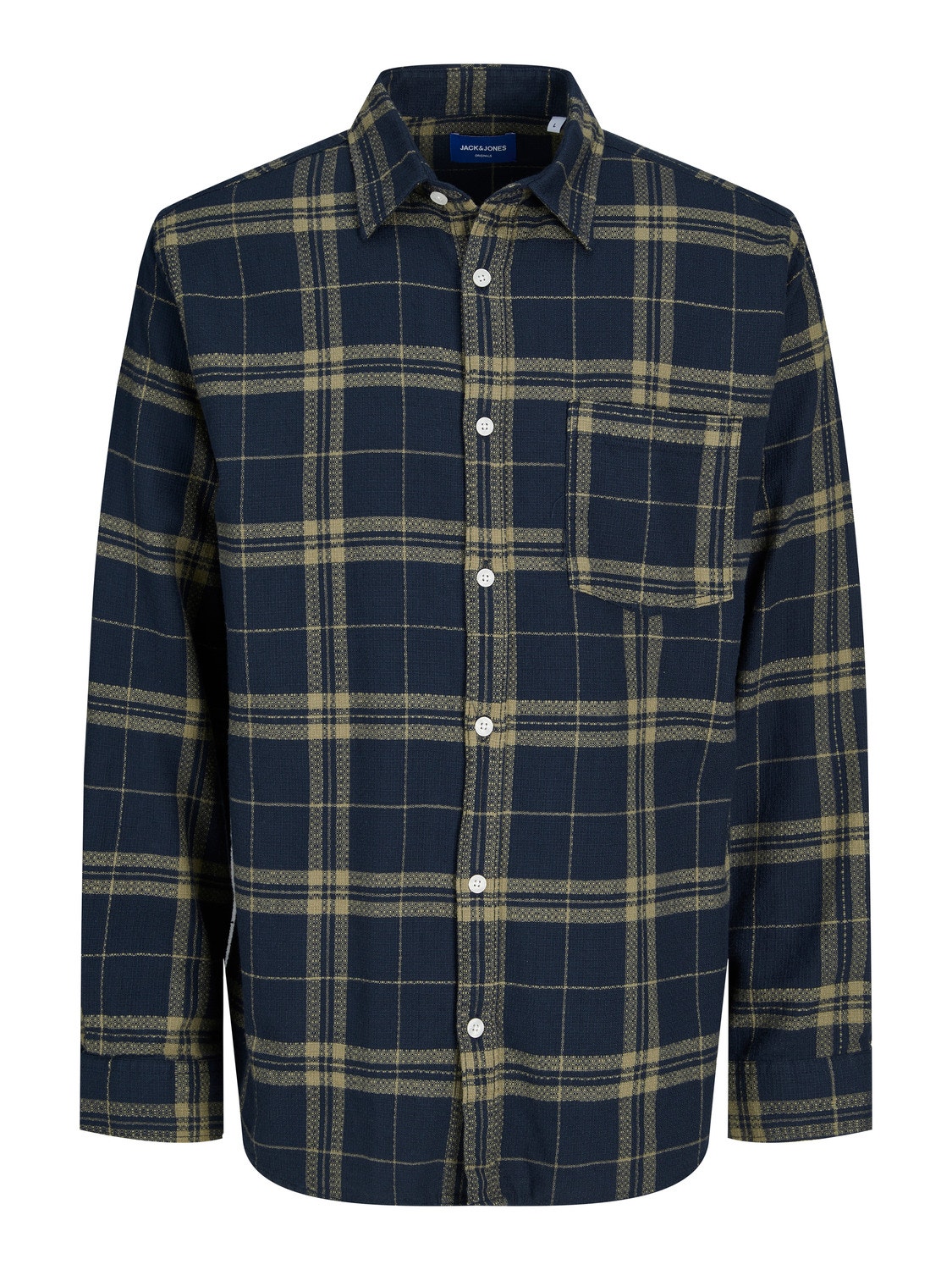 Jack & Jones Regular Fit Checked shirt -Outer Space - 12239308