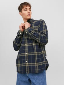 Jack & Jones Regular Fit Checked shirt -Outer Space - 12239308