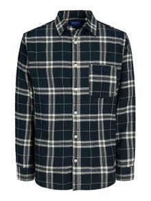 Jack & Jones Regular Fit Rutig skjorta -Black - 12239308