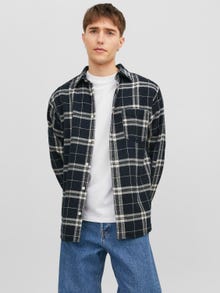 Jack & Jones Regular Fit Karo marškiniai -Black - 12239308