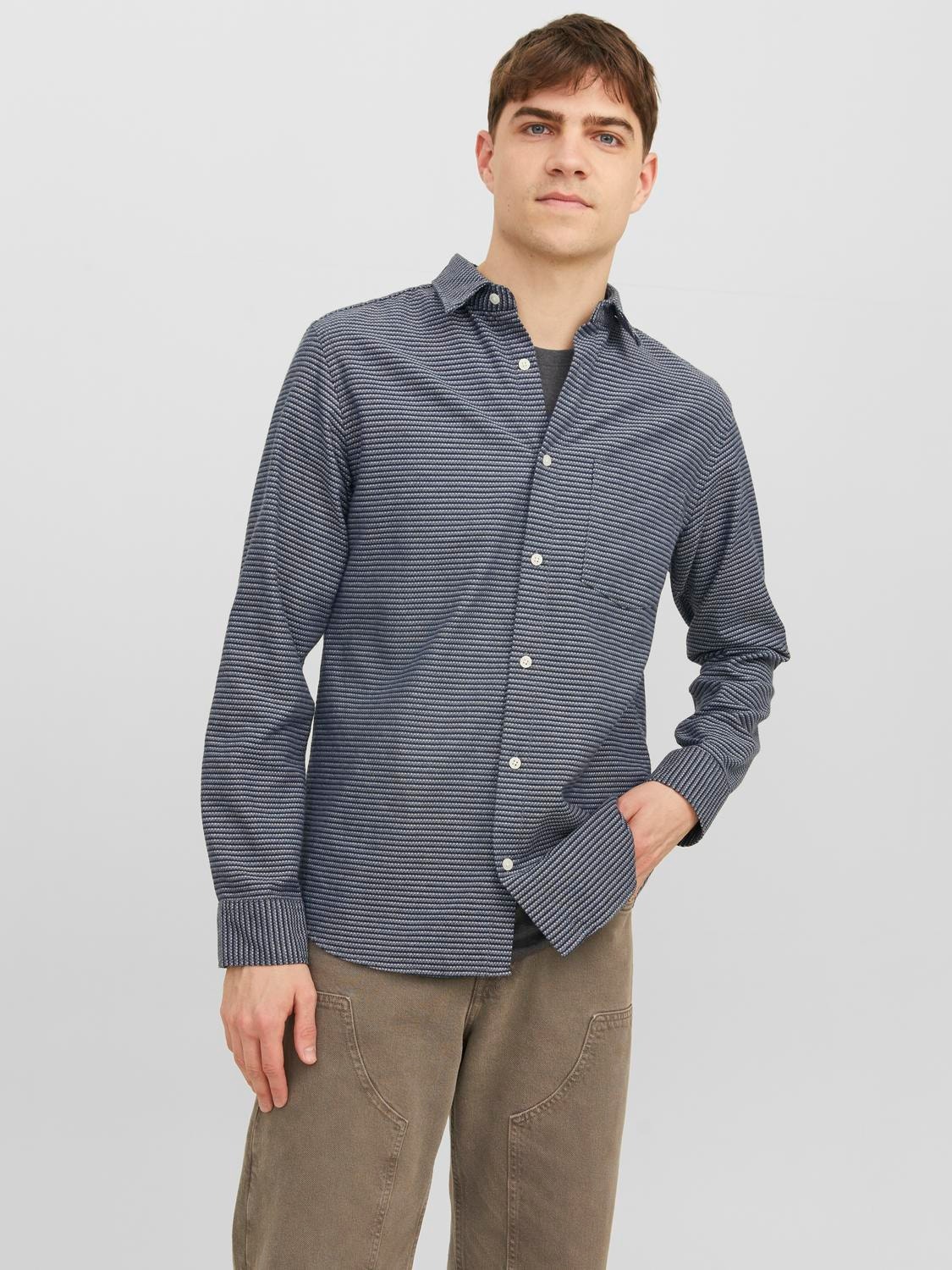 Jack & Jones Comfort Fit Casual shirt -Outer Space - 12239319