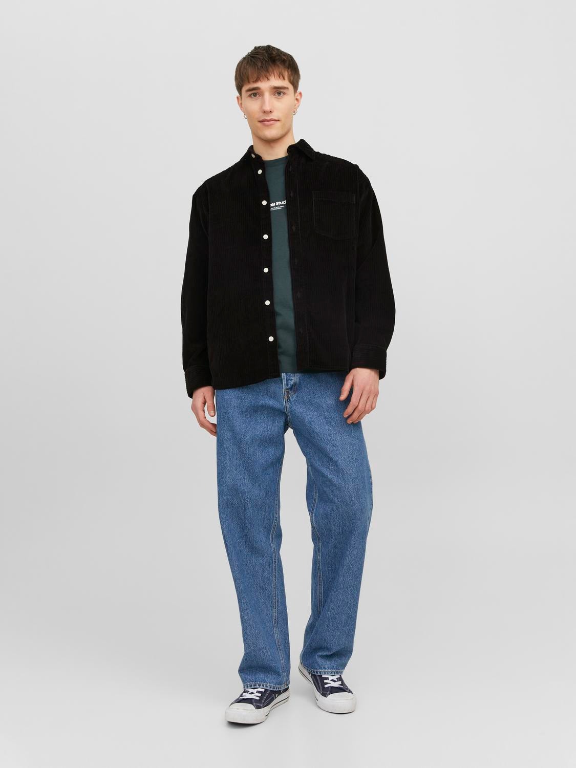 Jack & Jones Camicia Oversize Fit -Black - 12239321