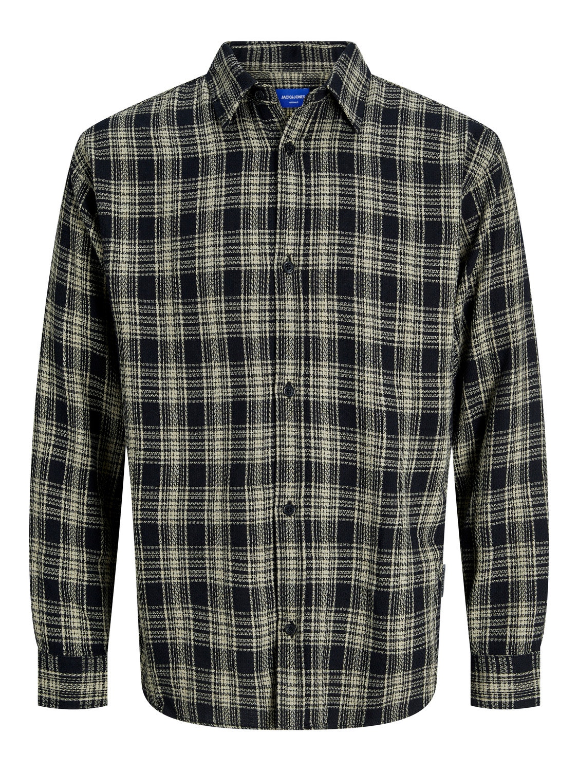 Jack & Jones Regular Fit Rutete skjorte -Black - 12239322