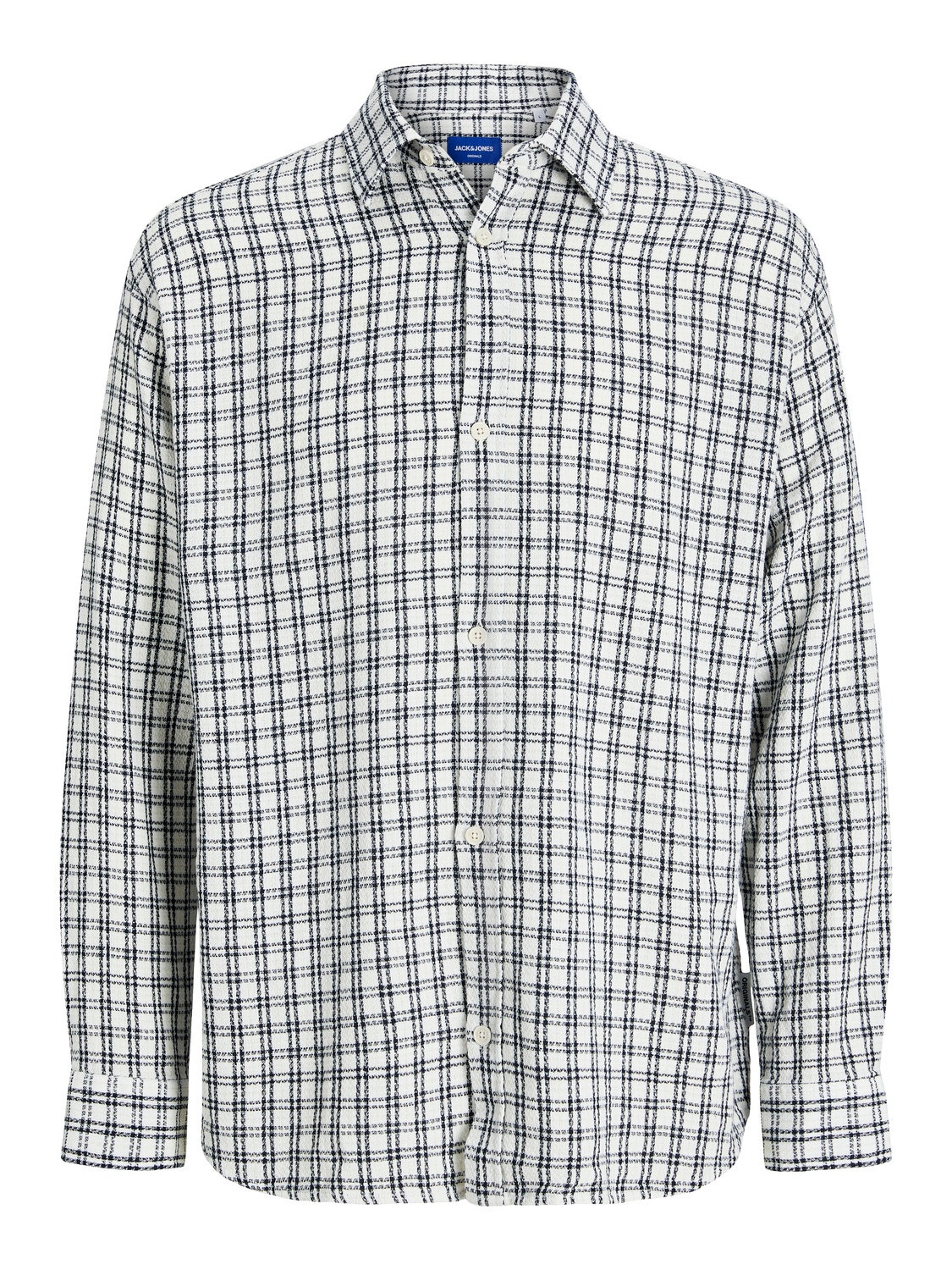 Jack & Jones Regular Fit Kostkovaná košile -Cloud Dancer - 12239322