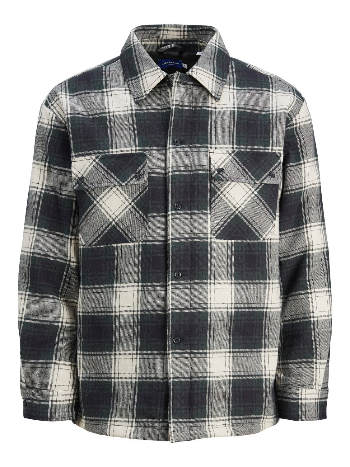 Jack & Jones Regular Fit Geruit overhemd -Dark Navy - 12239328