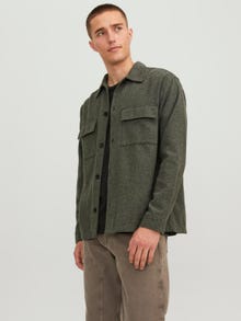 Jack & Jones Regular Fit Permatomi marškiniai -Forest Night - 12239329