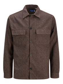 Jack & Jones Regular Fit Permatomi marškiniai -Chocolate Brown - 12239329