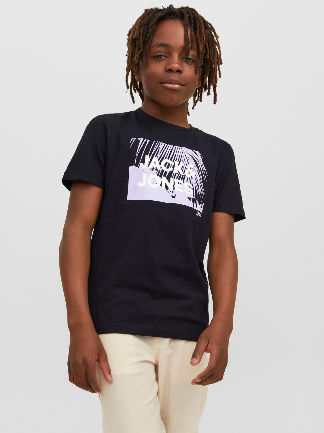 T-shirt Logo Pour Les Garçons - Jack & Jones - Modalova