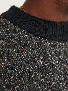 Jack & Jones Melerat Stickad tröja -Black - 12239460