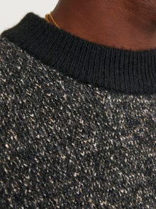 Jack & Jones Melanžas Apatinis megztinis -Black - 12239460