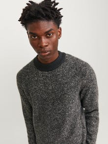 Jack & Jones Melerat Stickad tröja -Black - 12239460