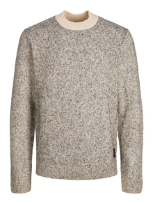 Jack & Jones Melerat Stickad tröja -Peyote - 12239460