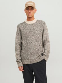 Jack & Jones Melerat Stickad tröja -Peyote - 12239460