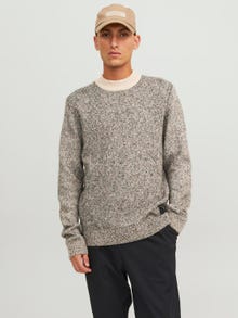 Jack & Jones Melange Crew Neck Jumper -Peyote - 12239460