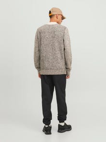 Jack & Jones Melerat Stickad tröja -Peyote - 12239460