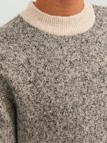 Jack & Jones Melerat Stickad tröja -Peyote - 12239460