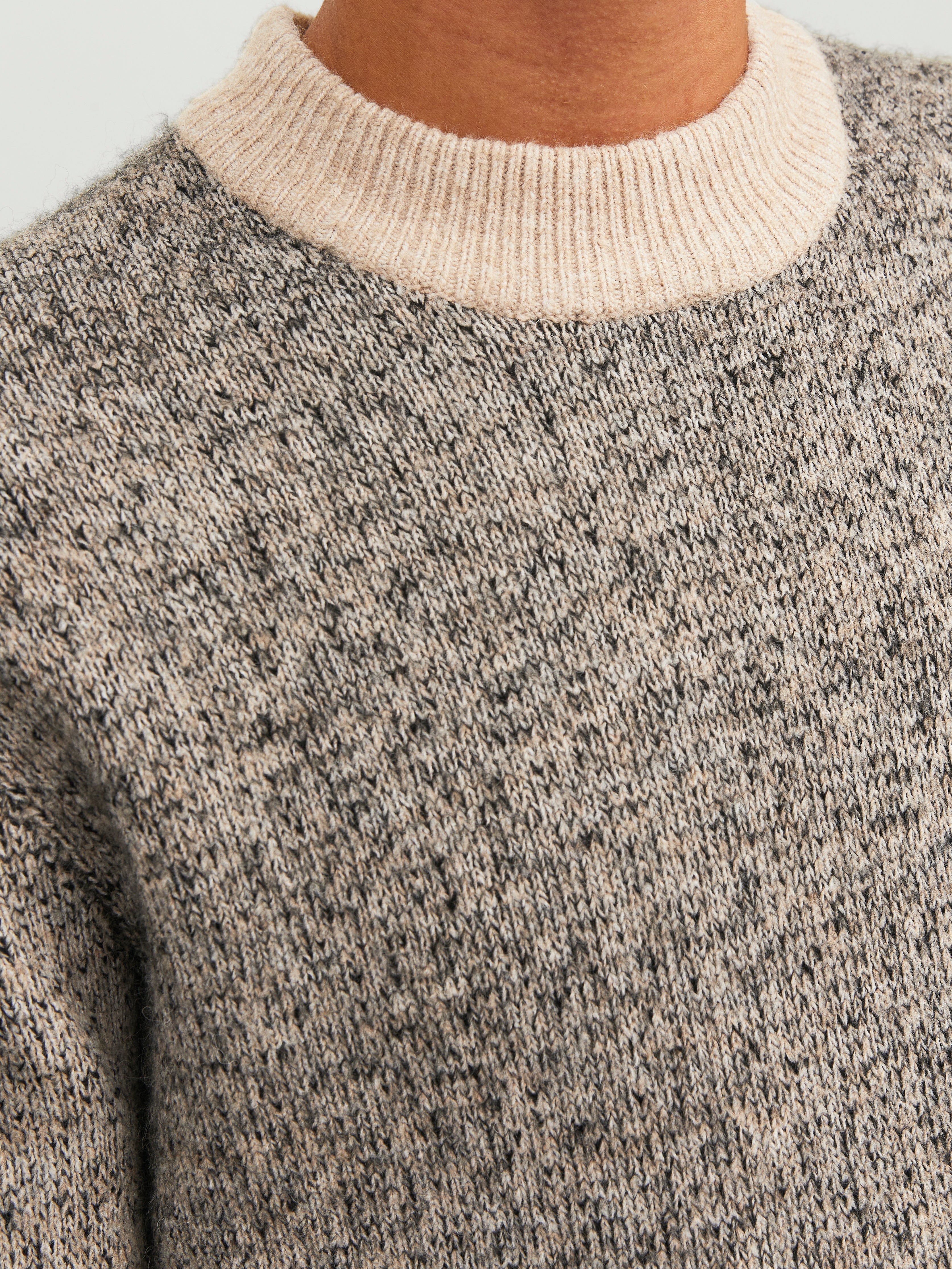 50% Rabatt auf Meliert Strickpullover mit Rundhals | Jack & Jones®