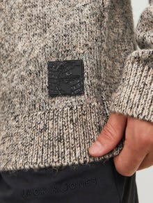 Jack & Jones Melerat Stickad tröja -Peyote - 12239460