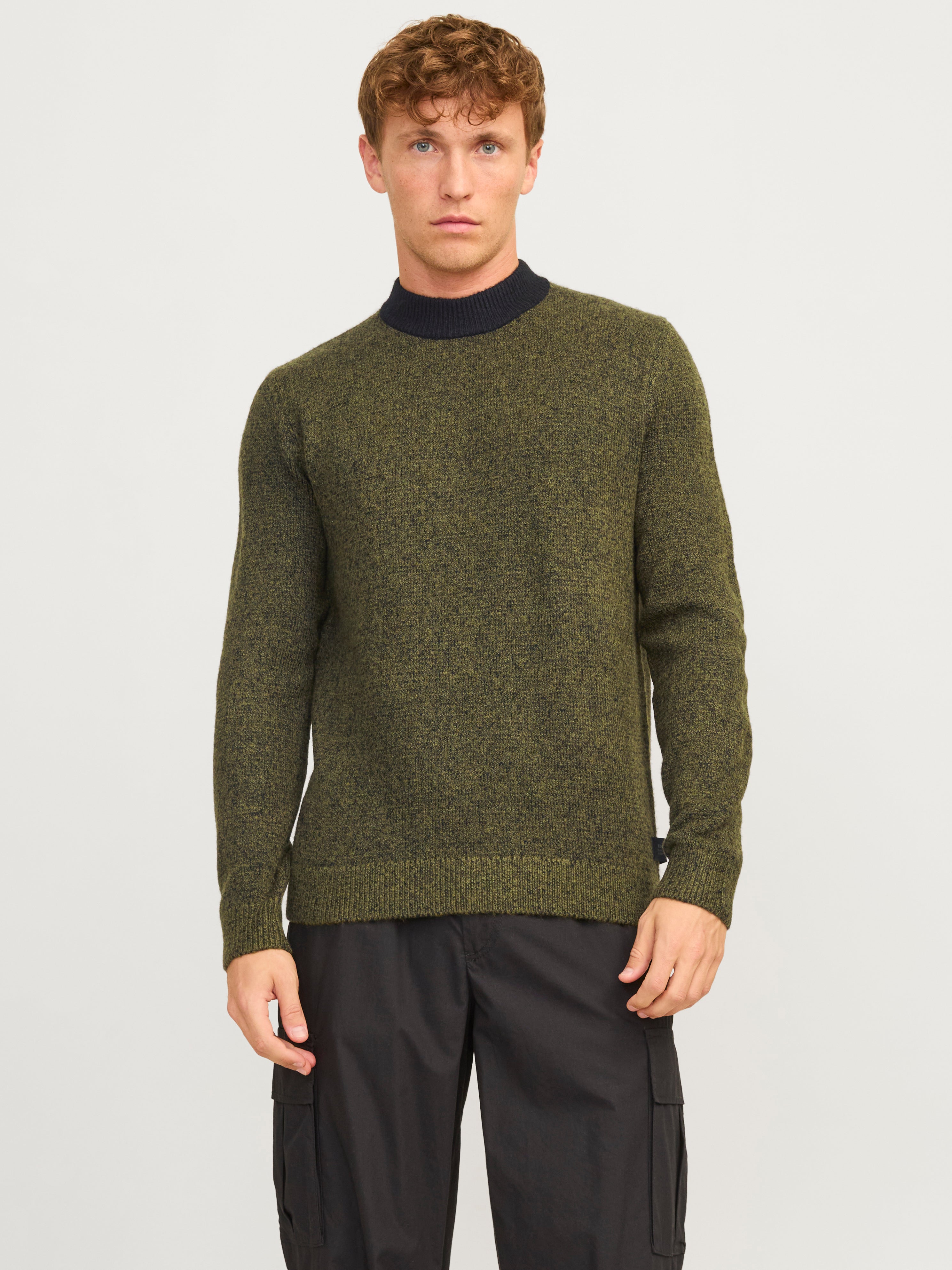 Meliert Strickpullover