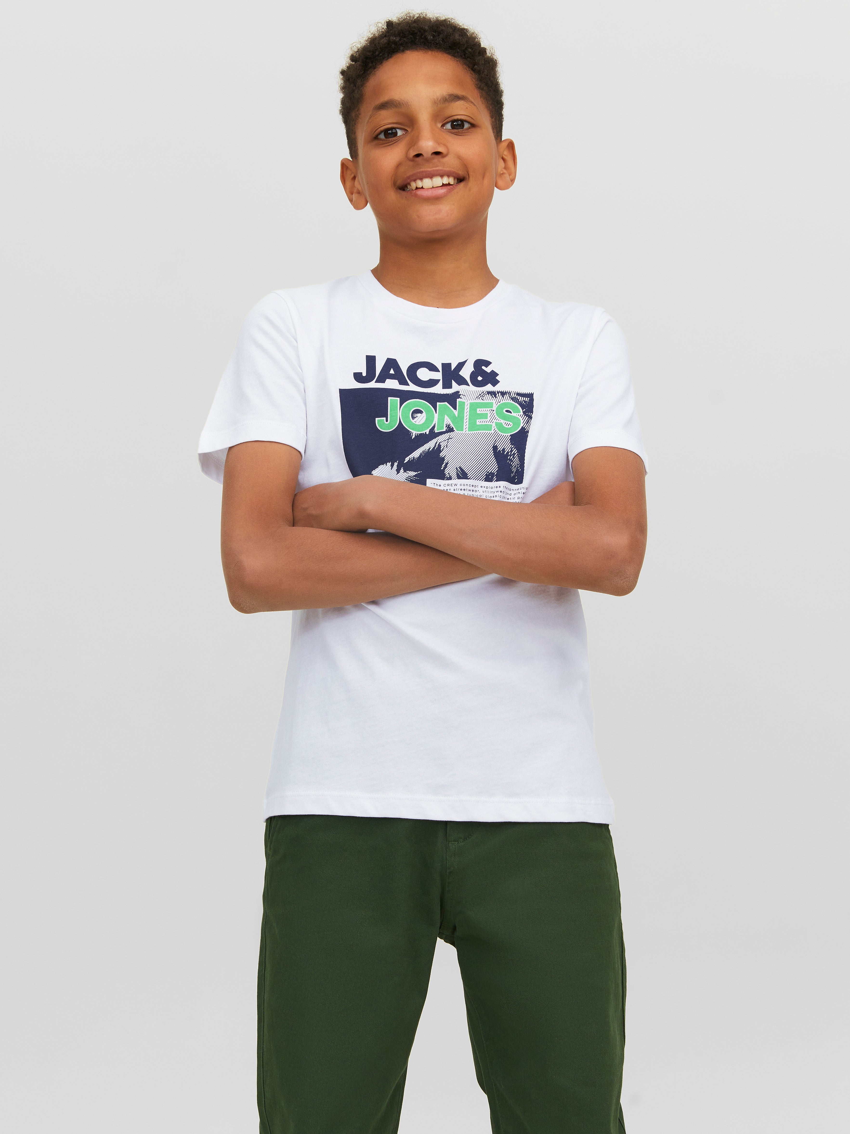 T-shirt Logo Pour Les Garçons - Jack & Jones - Modalova