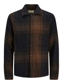 Jack & Jones Regular Fit Checked shirt -Emperador - 12239611