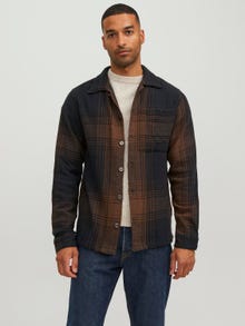 Jack & Jones Regular Fit Checked shirt -Emperador - 12239611