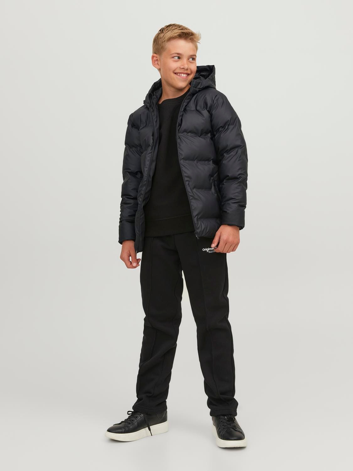 Jack & Jones Puffer jacket For boys -Black - 12239921