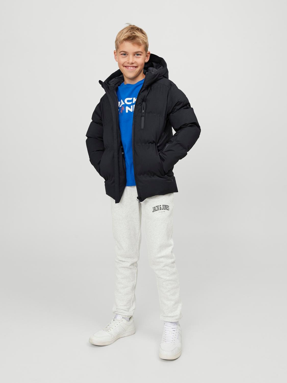 Jack & Jones Pufi kabát Ifjúsági -Black - 12239930