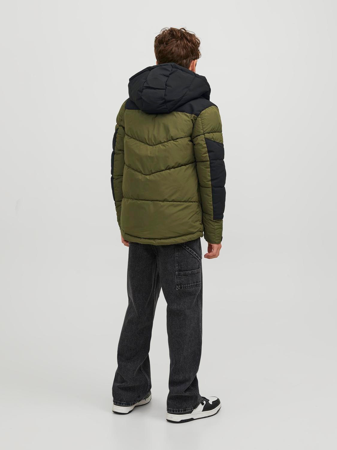 Jack & Jones Pūslinis švarkas For boys -Olive Night - 12239956