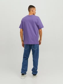 Jack & Jones T-shirt Imprimé Col rond -Twilight Purple - 12240120