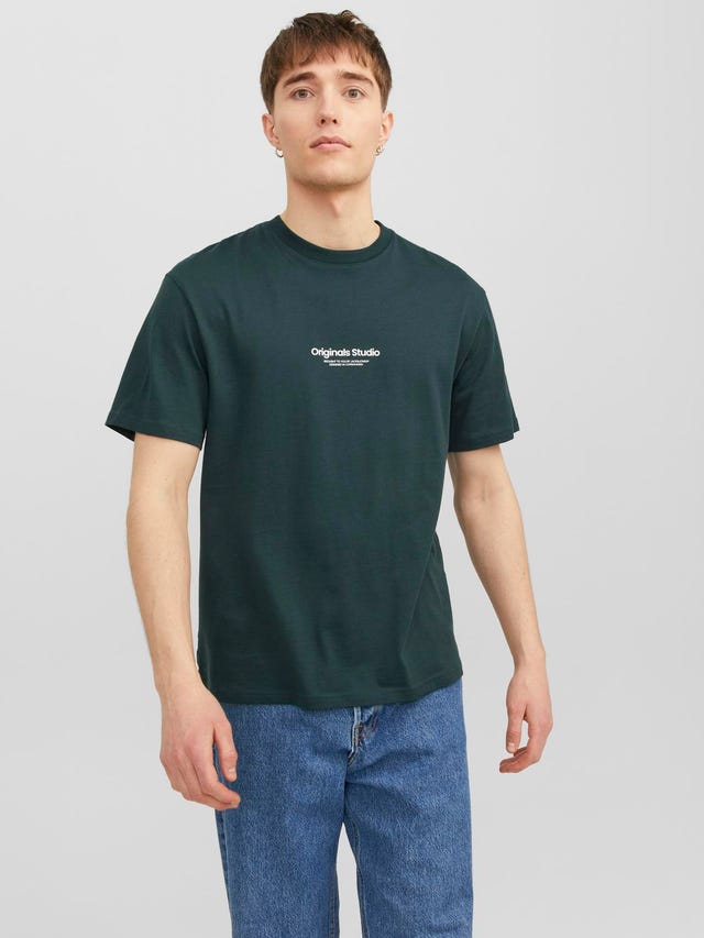 Jack & Jones Printed Crew neck T-shirt - 12240121