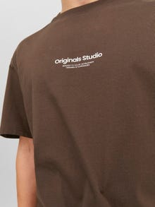 Jack & Jones Καλοκαιρινό μπλουζάκι -Chocolate Brown - 12240121