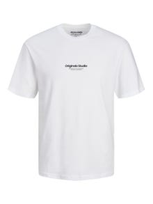 Jack & Jones T-shirt Imprimé Col rond -Bright White - 12240121